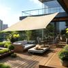 2x2cm/3x3cm Poolside Shade Cover for Backyard Porch and Garden Four Corner Panel with Rope Set and Storage Bag Included