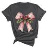 Christmas Printed Fashionable Women's T-shirt Christmas Trend Pure Cotton Casual Sportswear T-Shirts Women’s