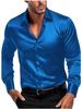 2025 Men's Silky Fabric Long-Sleeve Business Casual Shirt