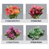 Peony Bouquet 5 Head Peony Bouquet Handcrafted Embossed Petals