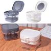 Transparent Denture Soaking Cleaning Box Portable Orthodontic Retainer Case  False Teeth
