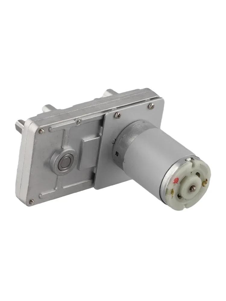 

1pc Metal 555 Gear Motors 12V-24V 7-shaped DC Reduction Motor 40-80 Rpm High Torque Low Noise For Electronic Locks Robotics China Mainland