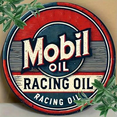 Vintage Oil Garage Metal Sign Retro Wall Decor Man Cave Industrial Pub Tin