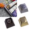  Zinc Alloy Keycap Metal ESC Keycap with Engraved Power Switching Sign For Mechanical Keyboards Customization