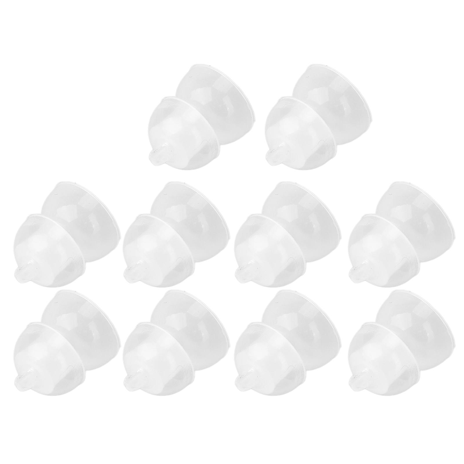

10Pcs Silicone Eartips Double Layer Washable Design Antistatic Detachable Earbud Tips Earplug Accessories