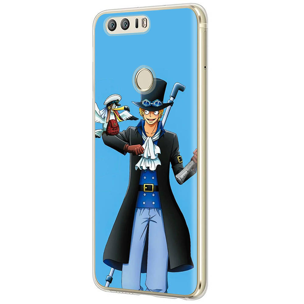DT18 One Piece Sabo Hülle für Samsung A04 A14 A23 A34 A54 M23 M33 M52 M53 Realme 10 9 C30S C35 C55 VIVO Y02S Y21 Y33S Y51 X80 Pro Klare Hülle