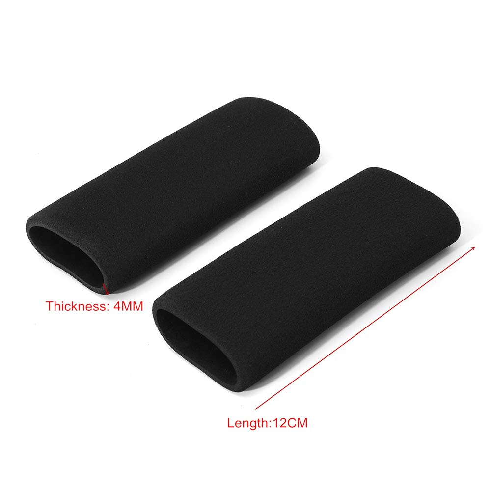 Honelife Pair Motorcycle Handlebar Grip Cover Anti-Vibration Anti-Slip Inner Diameter 31.7-36.8mm Motorcycle Accessories