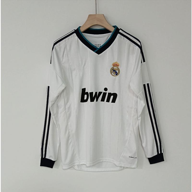 Camiseta retro de manga larga Camiseta de fútbol Real Madrid Manchester United Inglaterra Arsenal Portugal Inter de Milán AC camiseta réplica