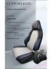 LTCS Car Seat Cushion: Sports Leather Cover for BYD Yuan PLUS, All-Season