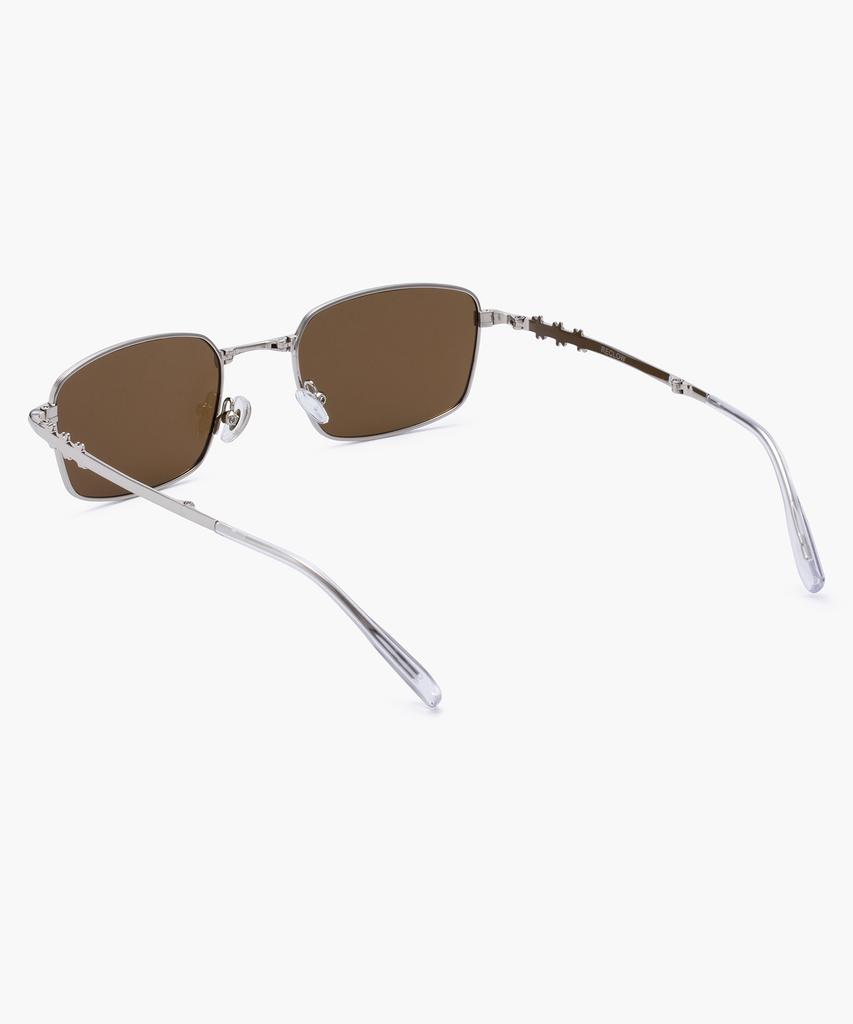 Likkeullou Rc Stainless Steel Amon F Folder Sunglasses Brown