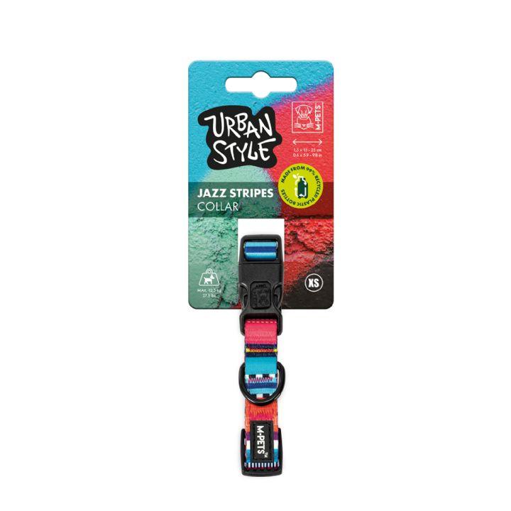 

Urban Style Jazz Stripes Collar XS - 1.5x15-25cm