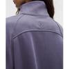 Lululemon Scuba Oversized Funnel Neck Half Zip  Long Grape Mist Silver