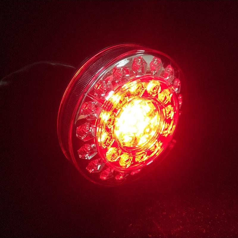 Factory Supply Round Tail Light Rear Lamp for the Trucks and Trailer RV 123mm