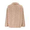 Women's Casual Zipper Knitted Stand Collar Sweater Long Sleeve Warm Coat