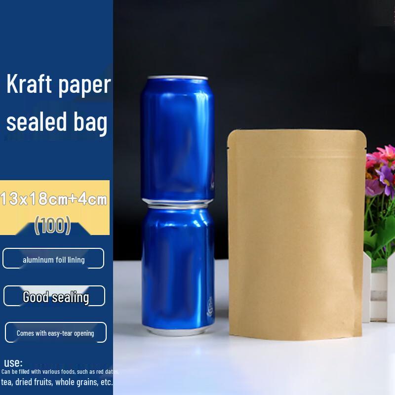 Kraft Paper Self-Sealing Food & Tea Bags