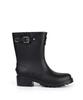 Nick&Nicole Nicole Buckle Short Rain Boots_Black