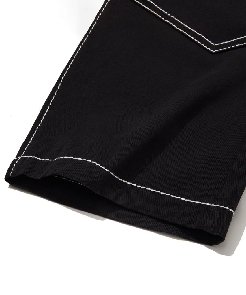 Nomaenyueol No Religion Double Knee Pants - Black