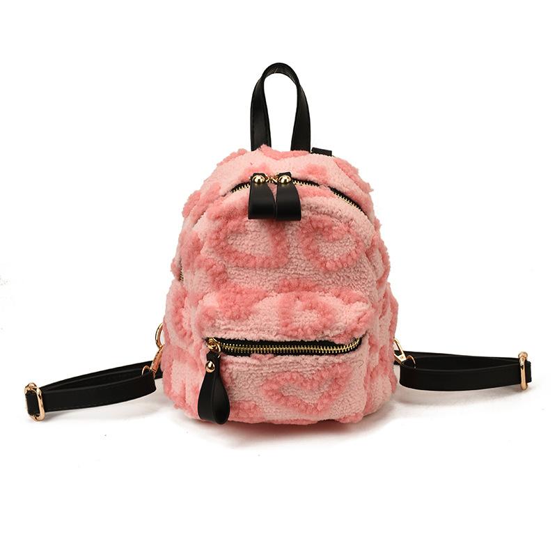 

Elegant and Niche Design, Fashionable and Plush, Exquisite and Versatile, New Instagram Trendy Autumn Women s Backpack светло-розовый