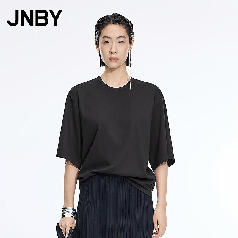 JNBY Women s Casual Round Neck Mid-Sleeve T-Shirt L