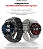 2025 Nuevo SmartWatch Premium con GPS Pantalla AMOLED Ultra HD GPS Incorporado Llamada BT Resistente al Agua 10ATM Pulsera Inteligente