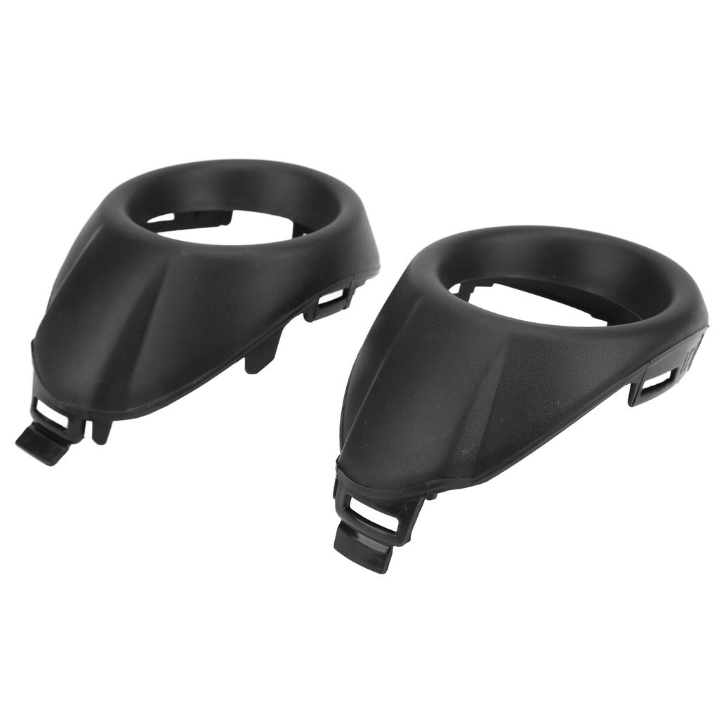 Pair Front Fog Light Ring Trims Black 1703890 Replacement for FORD FOCUS MK3 2011?2014