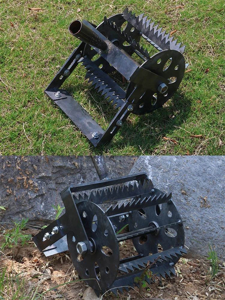 Głowica do odchwaszczania kultywatora Ogrodnictwo Gospodarstwo rolne Głowica do odchwaszczania Heavey Narzędzie do usuwania trawy Koła do odchwaszczania Akcesoria do odchwaszczania