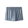 Men Men's Shorts Breathable Satin-like Luxury Panties Cool Ice Silk Boxers Comfortable Seamless High Elastic Solid 1PC