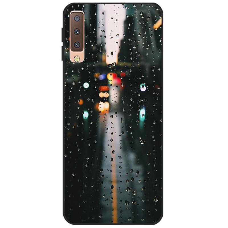 Cases For Samsung Galaxy A7 2018 Cover Silicon Color Phone Case Cover For Samsung A7 2018 A750 A750F 6.0 Inch Protective Shell