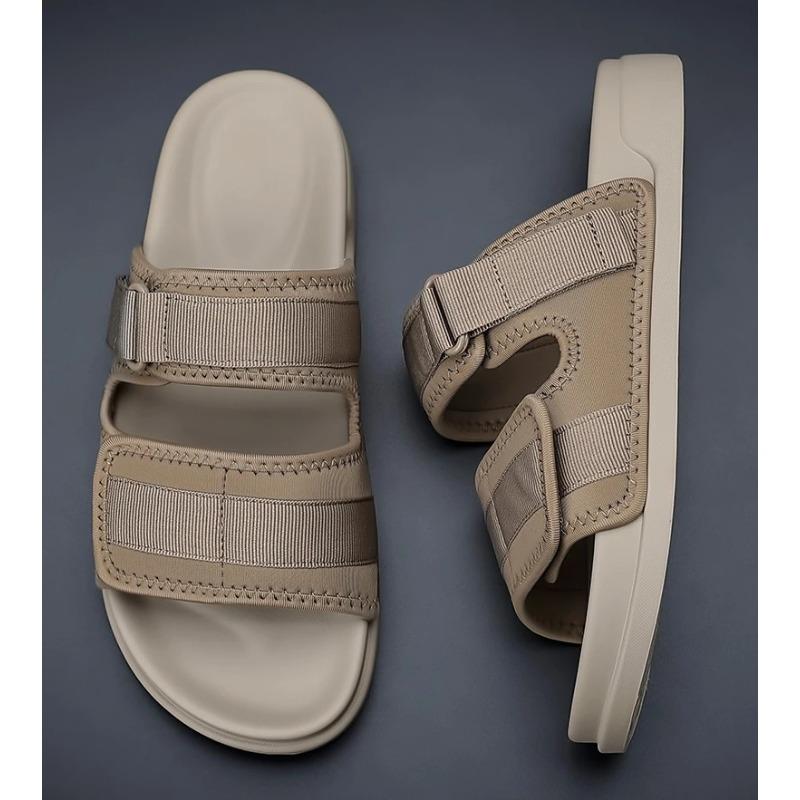 Men's Slippers Summer Trendy Fashion Versatile Drag Wear Soft Soled Beach Shoes Summer Men Sandals