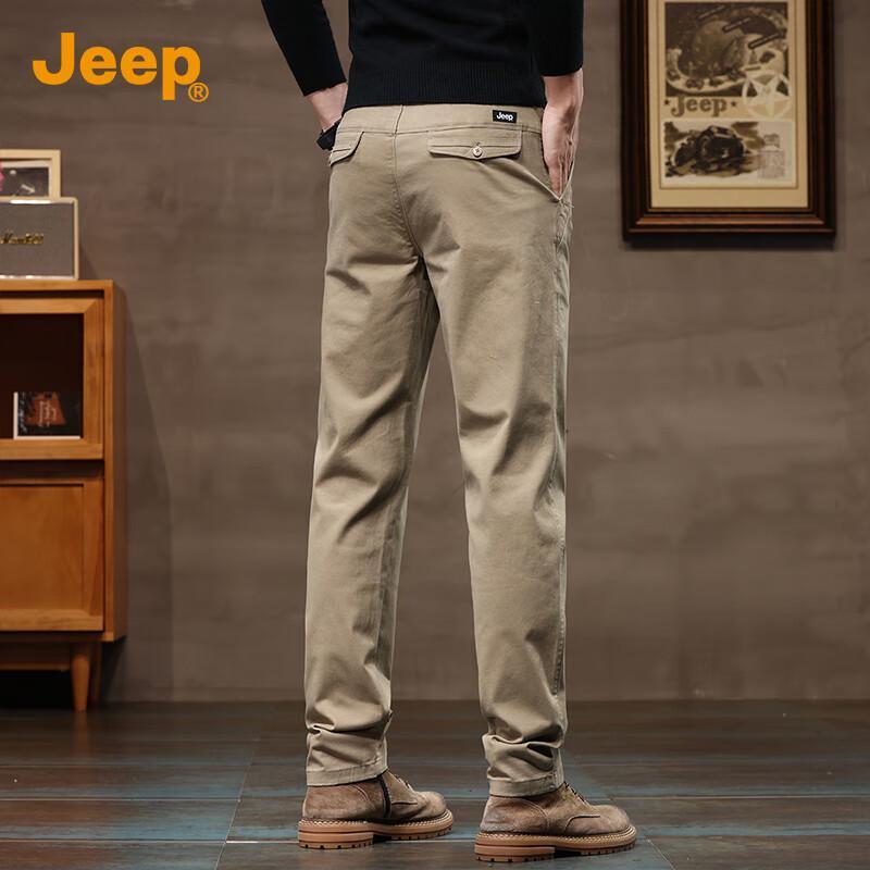 JEEP Men's Business Casual Straight Leg Pants