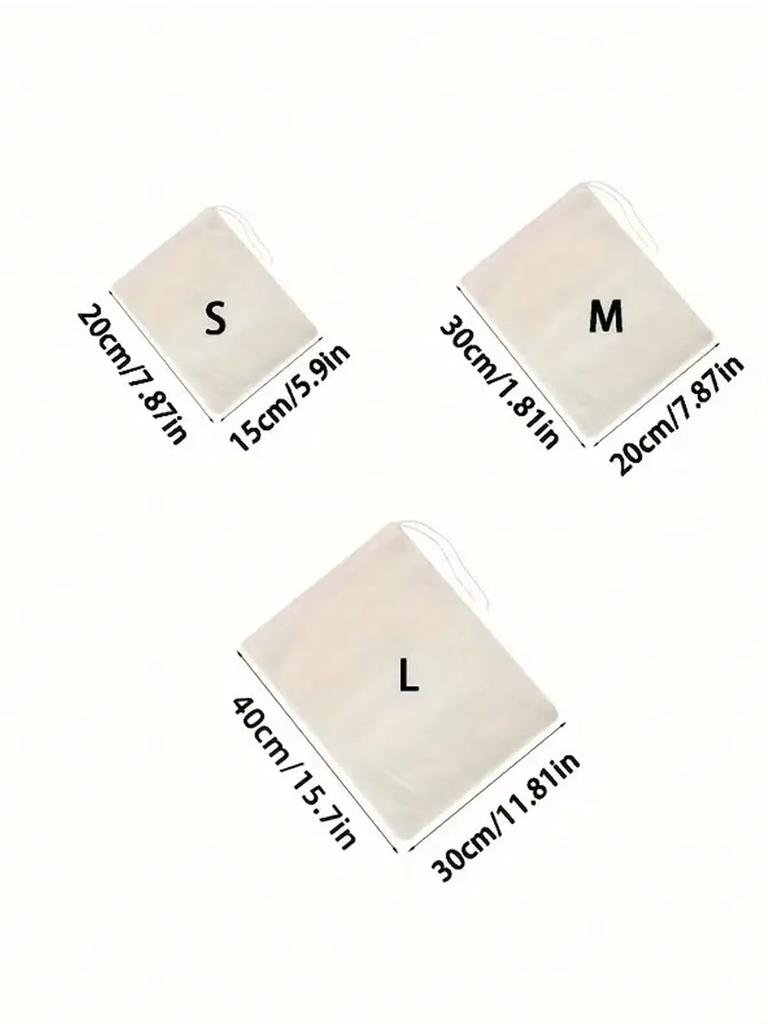 1/3pcs Reusable Cotton Food Filter Bag Drawstring Type Medicine Herbal Spice Strainer Soup Mesh Filter Kitchen Food Filter Bags