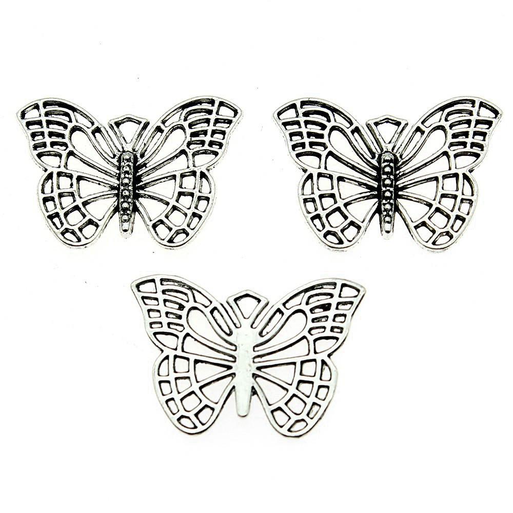 Butterfly Charms Simple Pendants For Minimalist DIY Jewelry Making