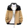 Men's Colorblock Stand-up Collar Spring Jacket