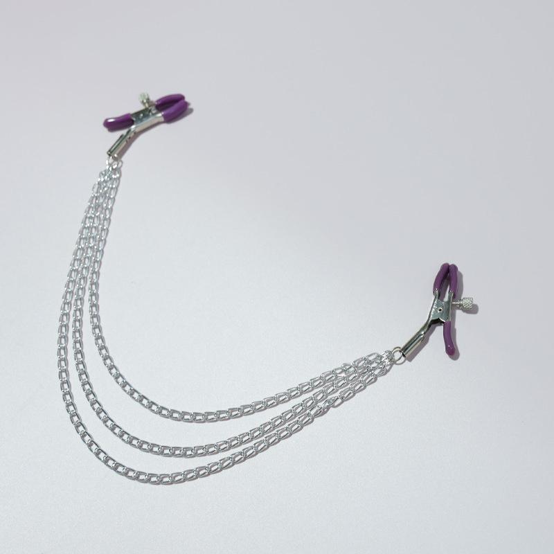 Metal Nipple Clamps Clips Ring Bell BDSM Breast Bondage Restraint Sex Toy For Women Couple Play