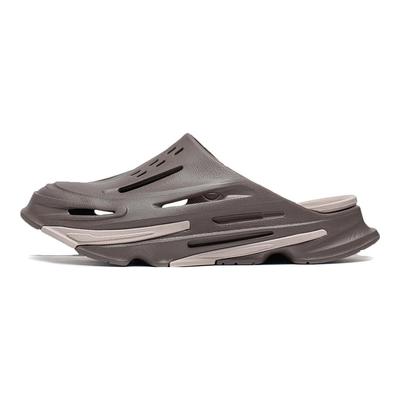 Li Ning CF Trail Series Slippers Comfortable Trendy Non-Slip Durable Breathable Lightweight Sports Slides Unisex Slippers Mushroom-Brown AGLT077-5