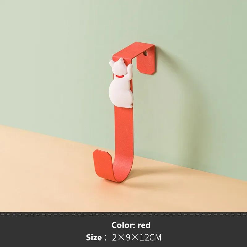 1PC Cabinet Door Back Hook Free Punching Bathroom Door Back Multifunctional Storage Hook Drawer Robe Hook