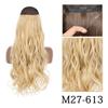 XINRAN Moda Damska Kolor Ombre Niewidoczny Długi Doczepiany Włos Syntetyczny Włókno Długie Falowane Ombre Cosplay Codzienne Noszenie Bez Klipsów Przedłużanie Włosów