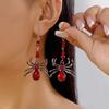 Dark Spider Earrings Female, European and American Creative Funny New Halloween Party Earrings