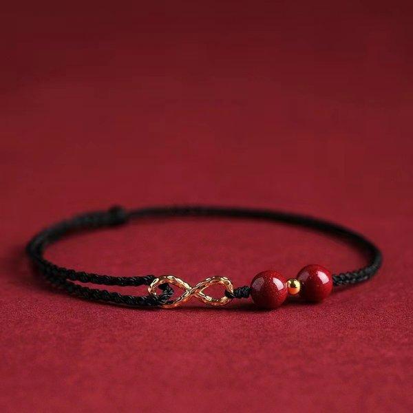 Infinite Lucky Red Rope Beaded Bracelet For Women Men Bring Good Luck Couples Bracelet Set Charm Party Jewelry Gift