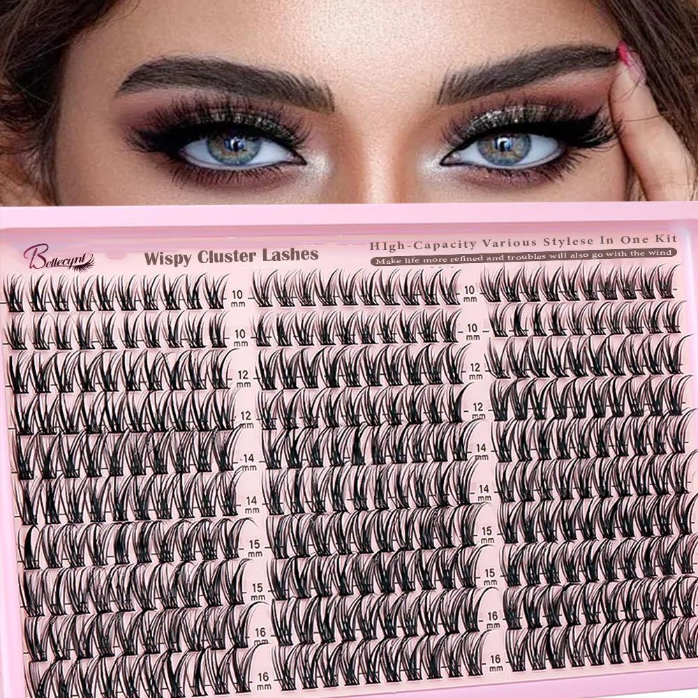 Popular False Eyelashes Diy Segmented Single-Cluster Self-Grafting From 30 Rows Of Large-Capacity Mixed Natural Models