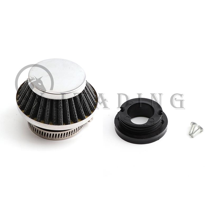 Pocket Bike Air Filter with Connector for 47cc 49cc 2-Stroke Engine Carb Carburetor Mini Quad ATV Dirt Bike MiniMoto Go Kart Qua Air Filters 7