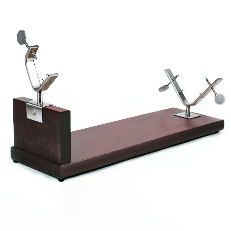 Spanish Ham Stand Solid Wood Cut Iberian Ham Special Stand Stainless Steel Stand Solid Wood Ham Rack Tomahawk Steak Plate