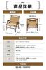 WAQ Folding Wood Chair Folding Wood Chair Low Chair Folding Chair Wood Chair Camping Chair Camping Chair Drink Holder (BLACK)