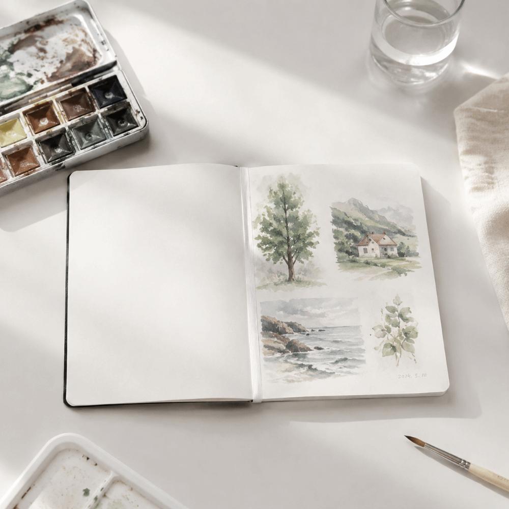 Acid-Free Paper Marker Drawing Pad Thick Paper Art Notebook  Creating Artworks