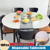 10Pcs Greaseproof Disposable Tablecloth Thickened PE Tabletop Protective Decorat Cover Table Cover