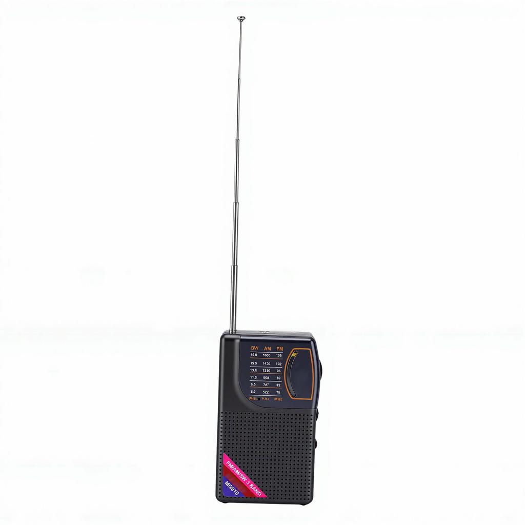Portable Radio AM FM SW Shortwave Pocket Radio 800mAh Rechargeable Transistor Radio with 3.5mm Headphone Jack Long