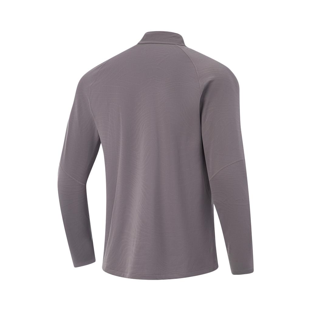 Li Ning Basketball Series Stand Collar Logo Letter T-Shirt Men Tops ATLV137-2