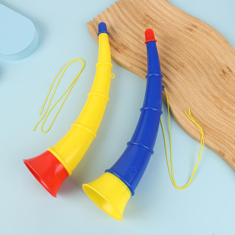 2Pcs Plastic Handheld Air Cheering Horn Football Party Carnival Sports Games Cheering Horn Noise Makers