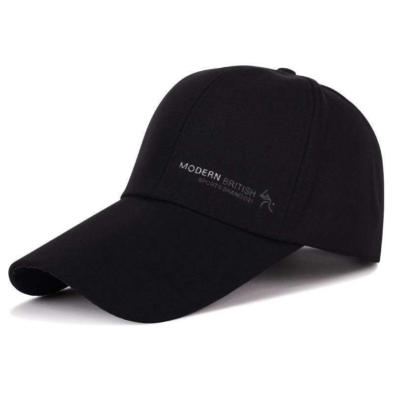 Hat Men's Spring and Summer Outdoor Sports Hat Baseball Cap Casual Trend Long Brim Sun Hat Fashion Peaked Hat Women