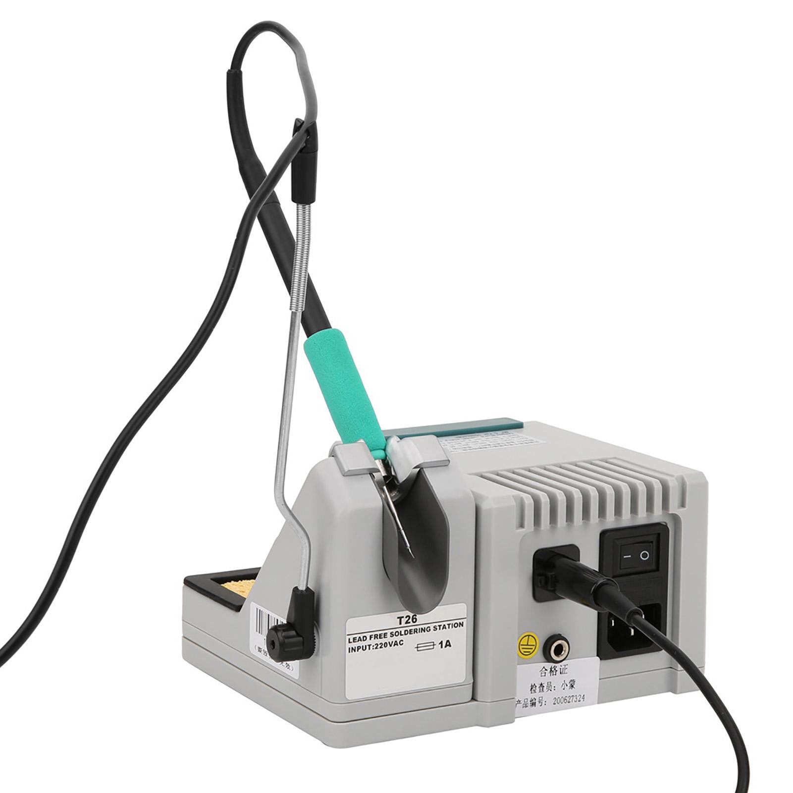 

Паяльная станция 2с Быстрый нагрев Точный контроль температуры 3 Канала памяти T26 120W Вилка EU 220В(Включая